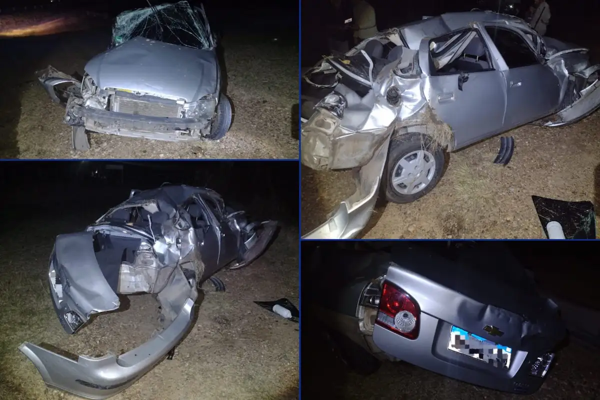 Despiste en Autovía 14 un herido tras choque en La Criolla - Diario El Enfoque Concordia