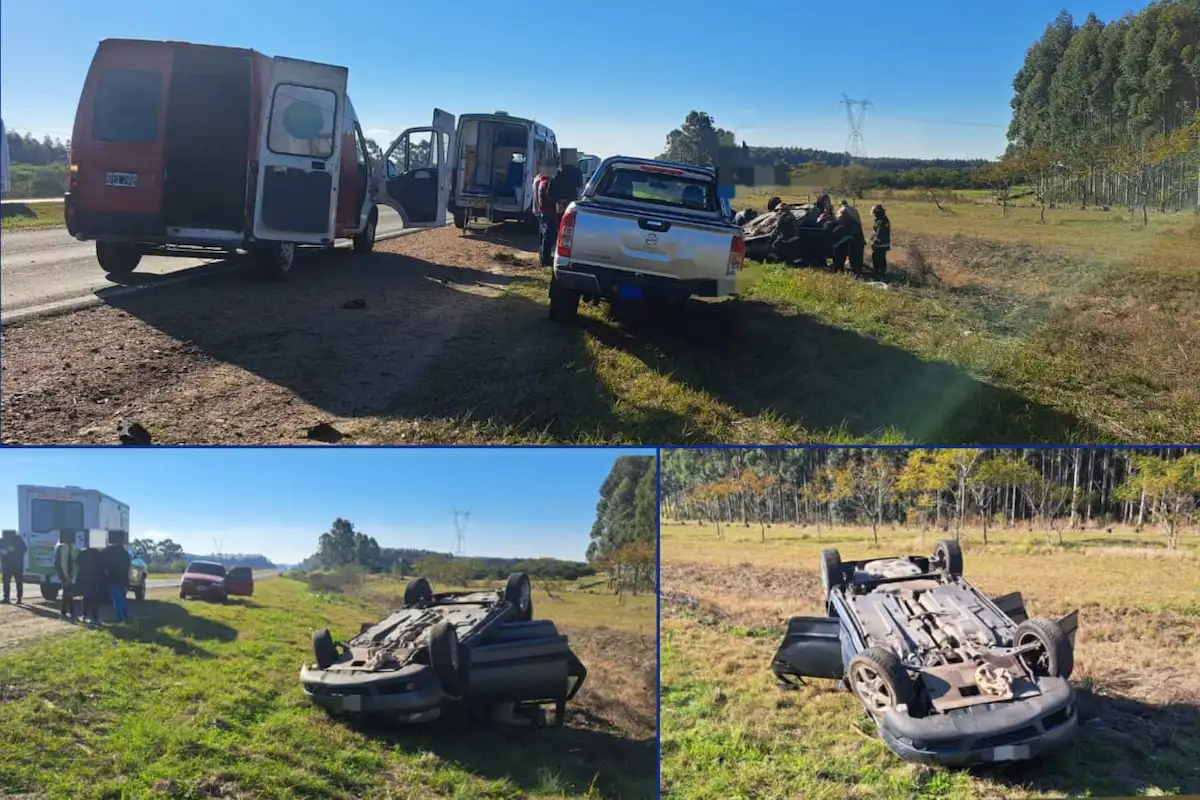Investigan si el celular causó un vuelco en la Autovía 14 - Diario El Enfoque Concordia