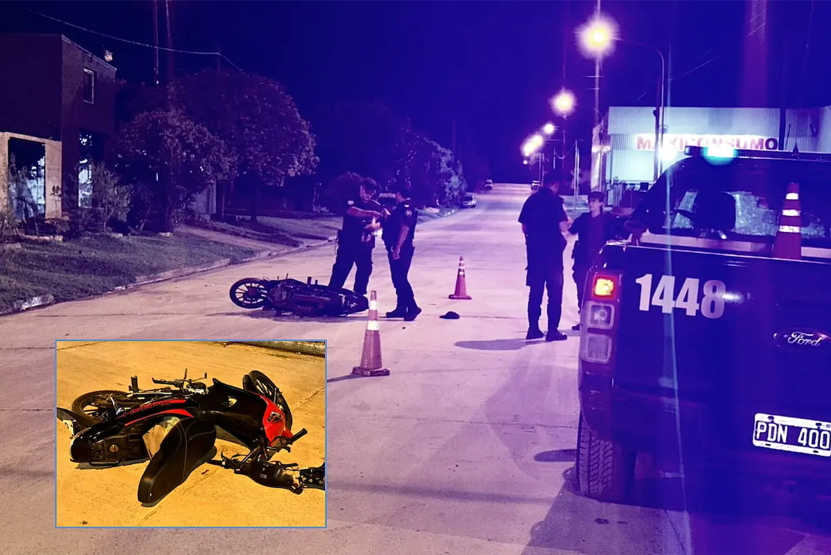 accidente de moto - diario el enfoque concordia