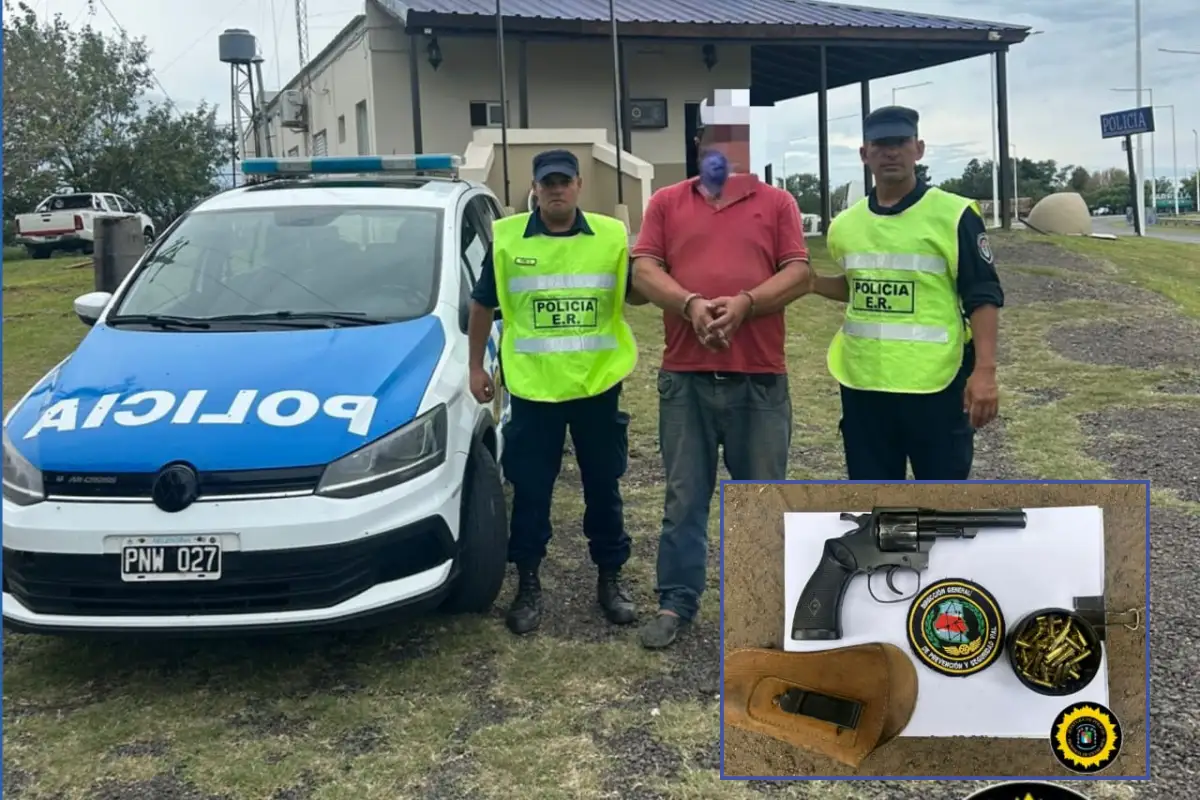 Violencia de genero- hombre  detenido Rosario del Tala .Diario El Enfoque Concordia