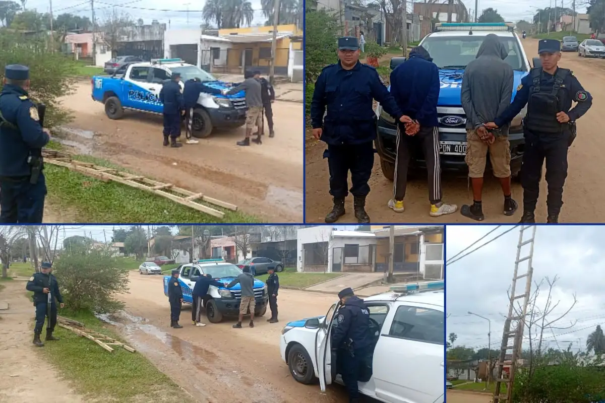 Los sorprendieron por robar electricidad y terminaron detenidos - Diario El Enfoque Concordia