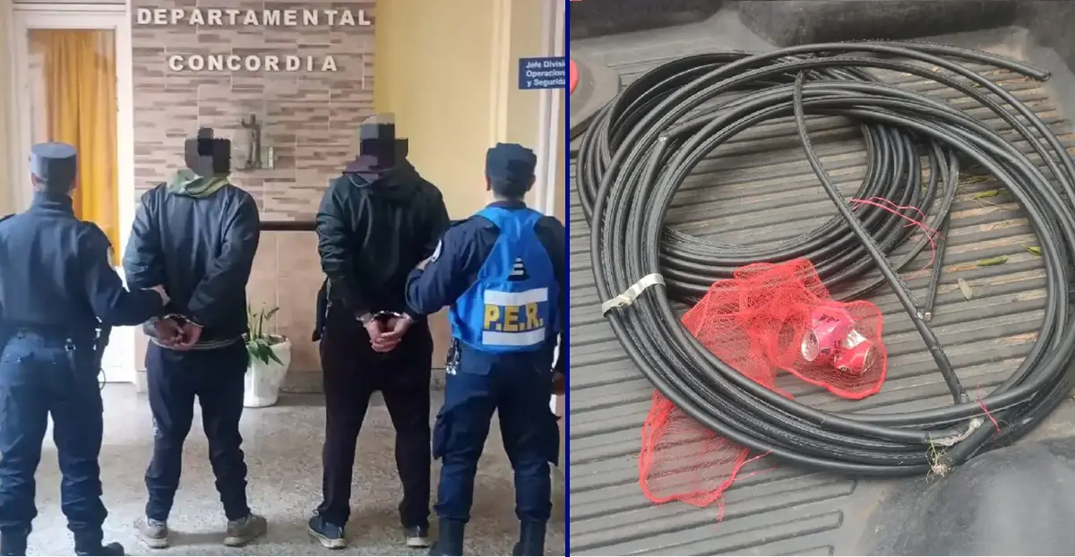 Robo de cables - diario el enfoque concordia
