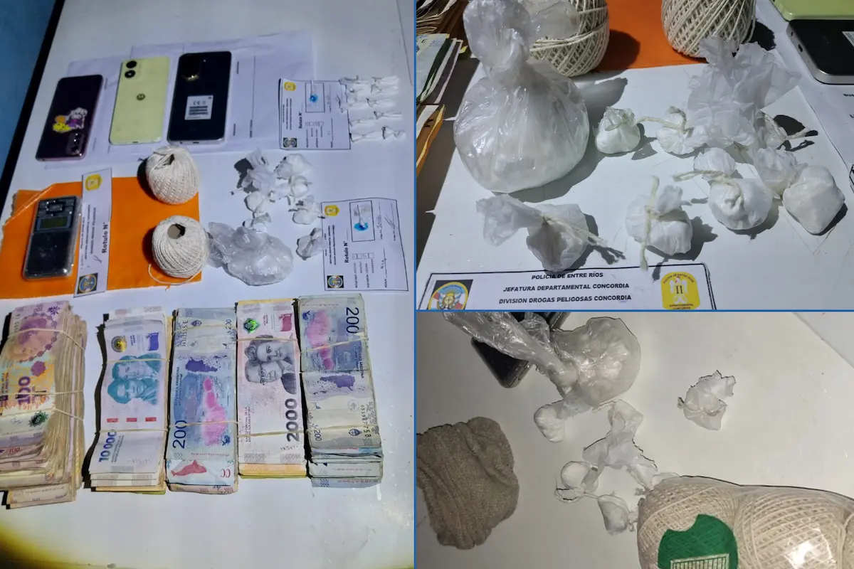 Concordia - Drogas Peligrosas desbarata puntos de venta en Benito Legerén y Puerto Yeruá - Diario El Enfoque