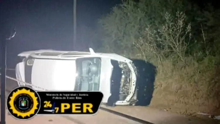 vuelco fatal en alvear