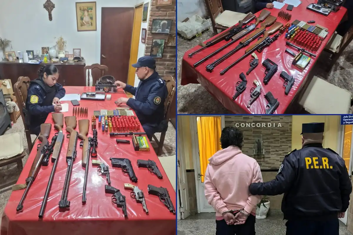 Vielencia de genero - Secuestro de armas en Concordia - Diario El Enfoque