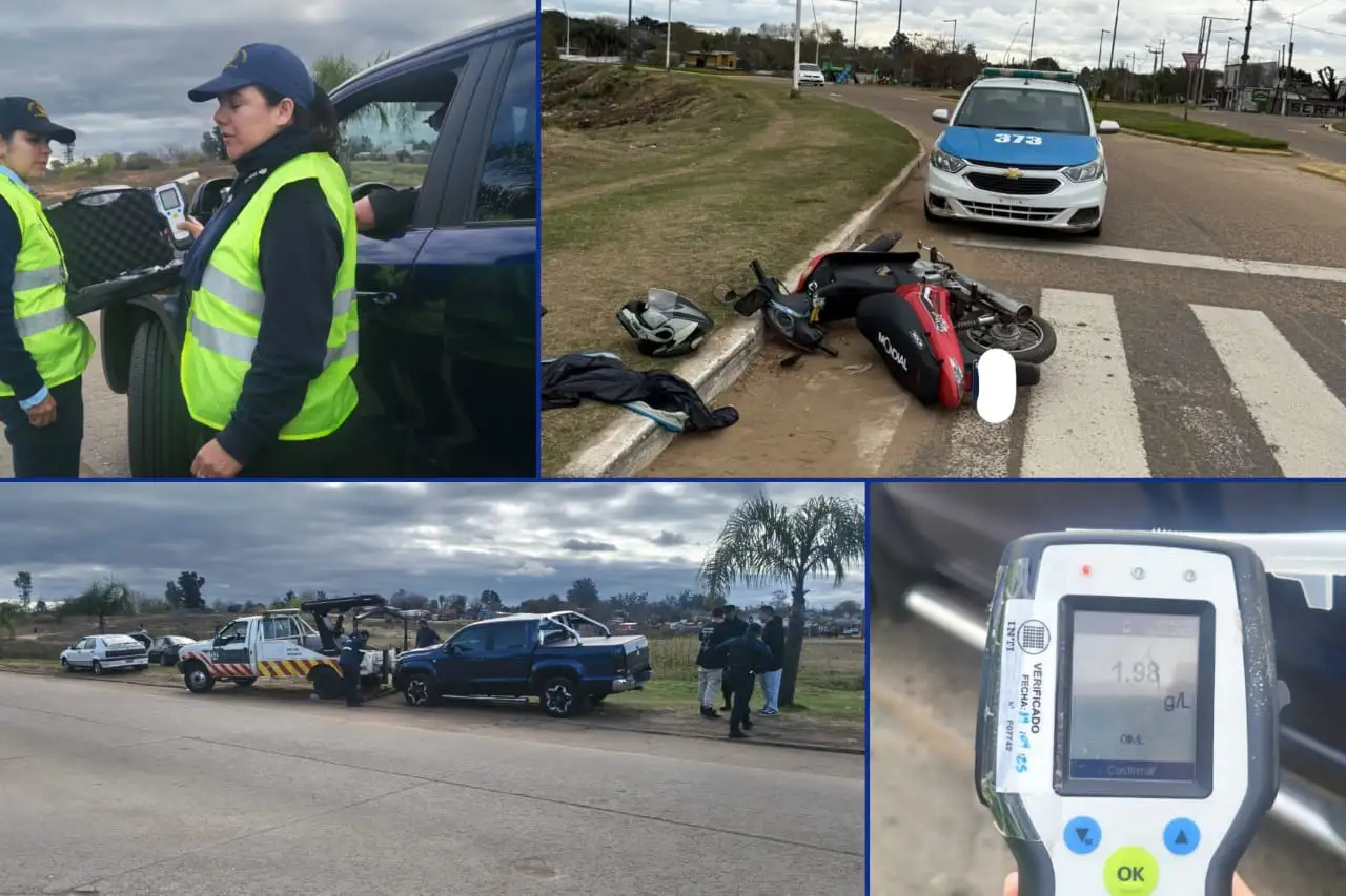 Conducía con casi 2 gramos de alcohol en sangre, chocó a un motociclista y escapó - Concordia - Diario El Enfoque