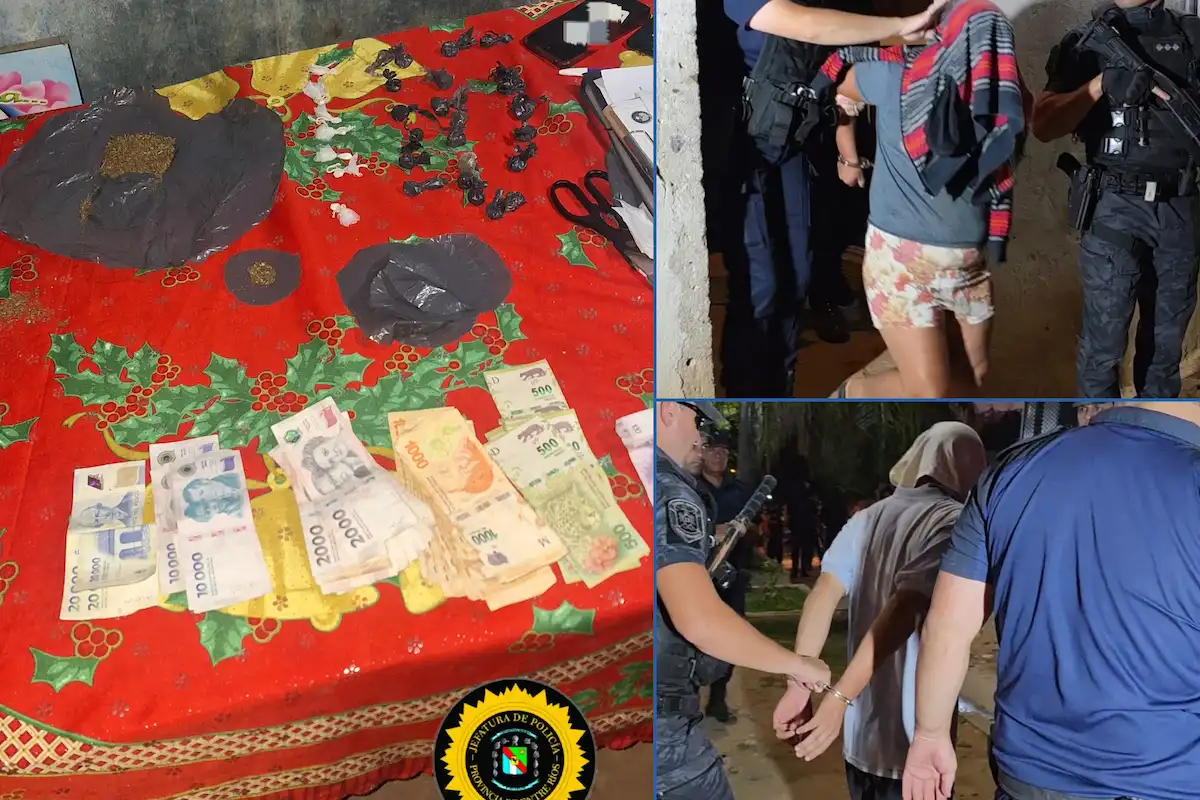 detenidos por narcomenudeo en concordia - diario el enfoque