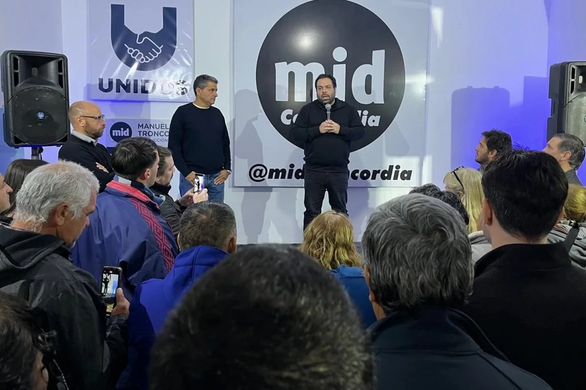 Troncoso y Marcone reunieron a la militancia del MID - Concordia 2027 - Diario El Enfoque