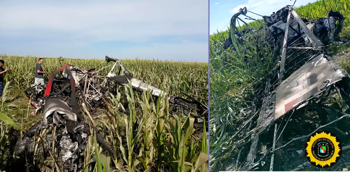 Se estrelló con su aeronave en Feliciano y logró caminar herido para pedir auxilio - Entre Ríos - Diario El Enfoque