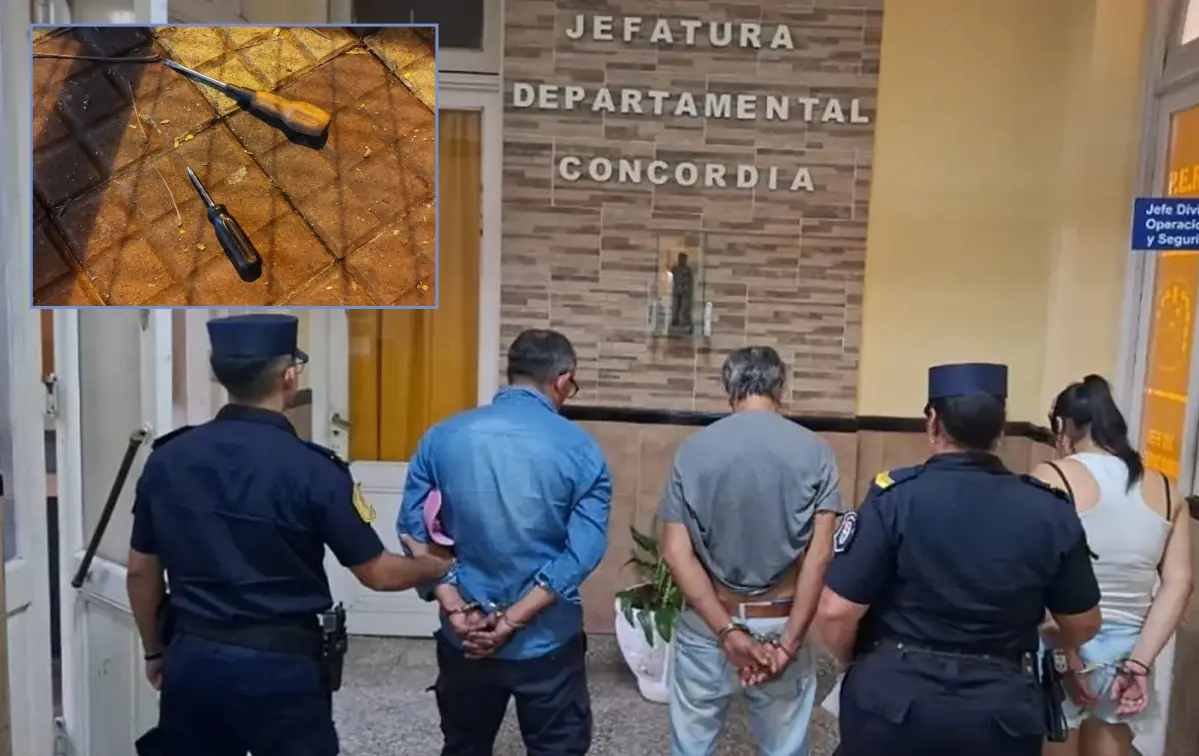 Detenidos por robo en Concordia - Diario El Enfoque