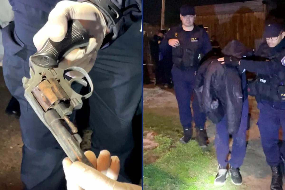 Tres allanamientos terminaron con un detenido y el secuestro de un revólver calibre .32 - Diario El Enfoque Concordia