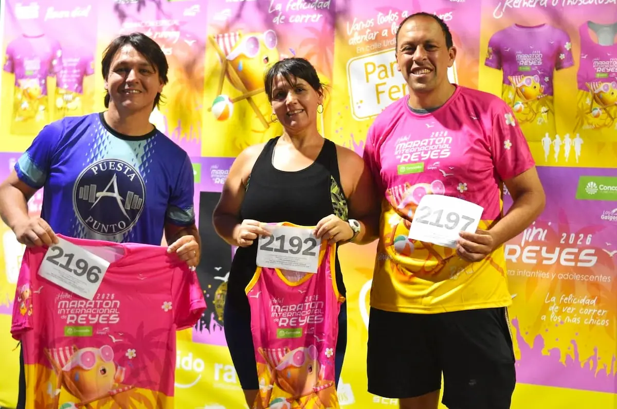 Maratón de Reyes - Entrega de kits -Diario el Enfoque Concordia