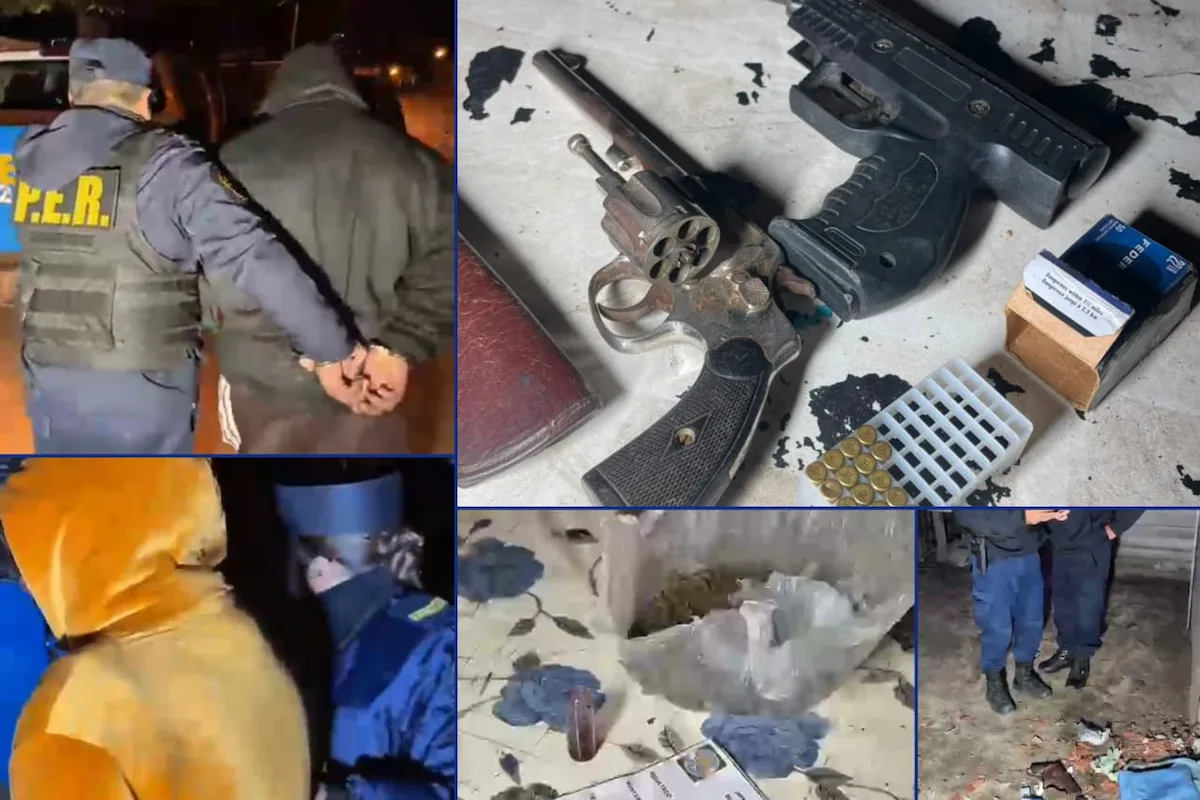 Allanamientos en Llamarada secuestran armas, droga y hay dos detenidos - Diario El Enfoque Concordia