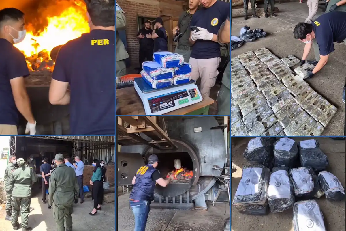 incineracion drogas