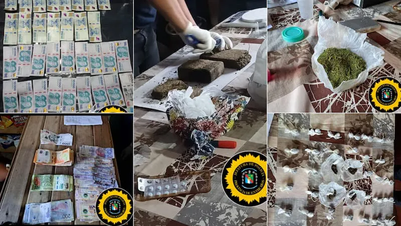 secuestro drogas en concordia