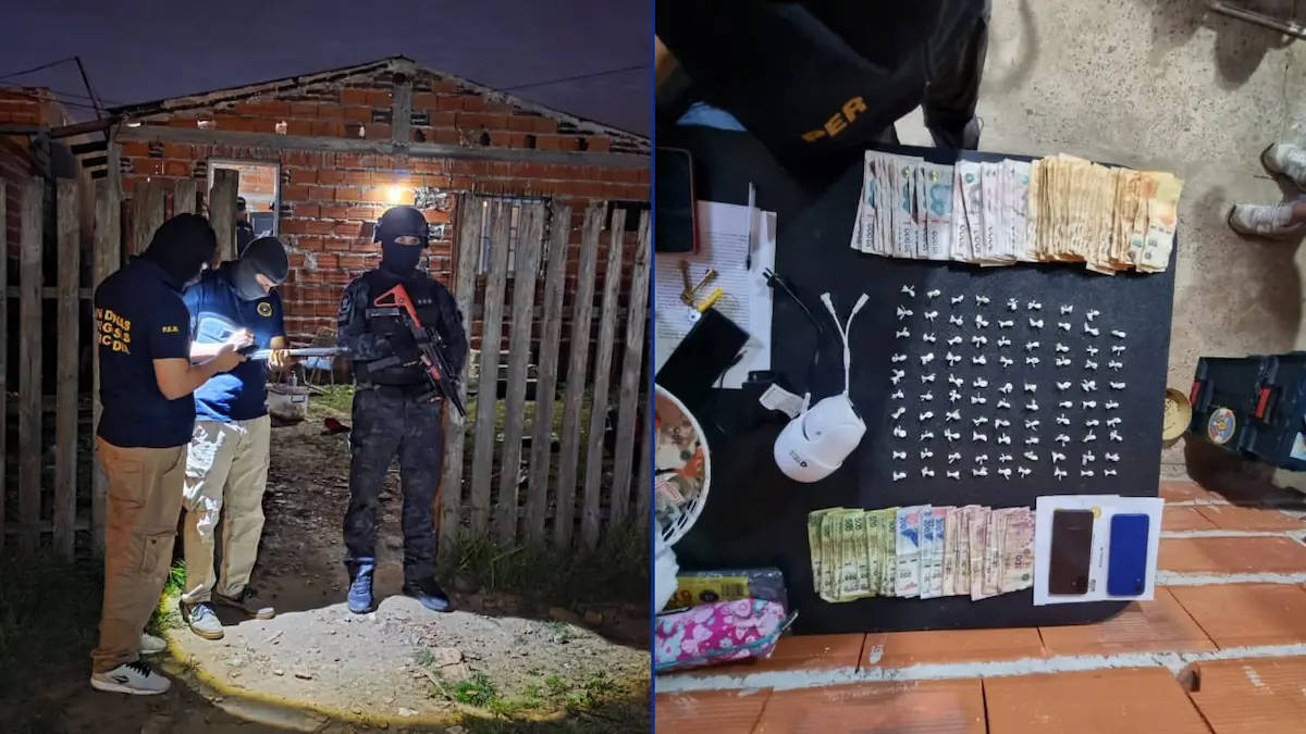 Cuatro allanamientos en el barrio Cipo - Concordia - cocaína, más de $4,6 millones y dos detenidos - Diario El Enfoque