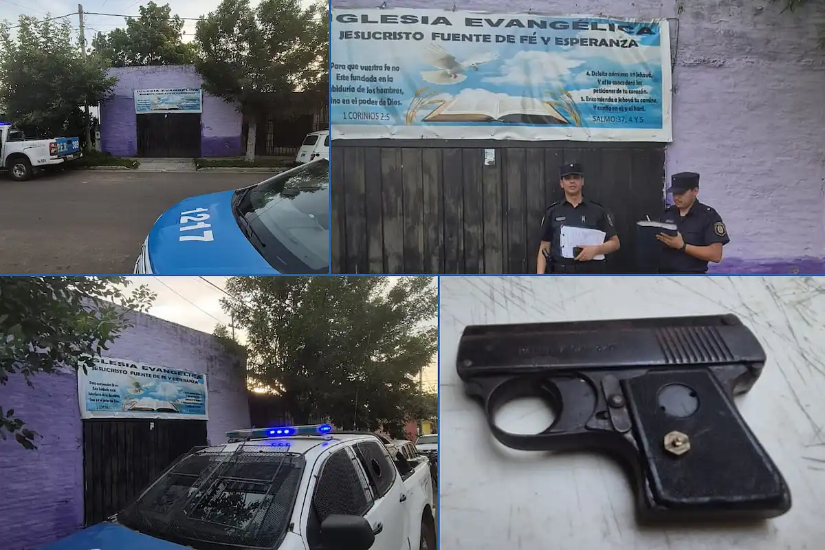 Allanan un templo y detienen a un pastor evangélico por tenencia ilegal de arma - Concordia  - Diario El Enfoque