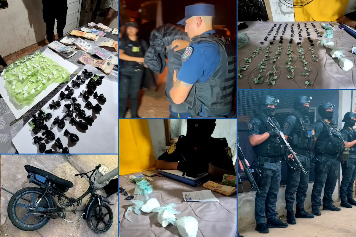 Secuestro de drogas en Concordia, operativo policial reportado en diario El Enfoque