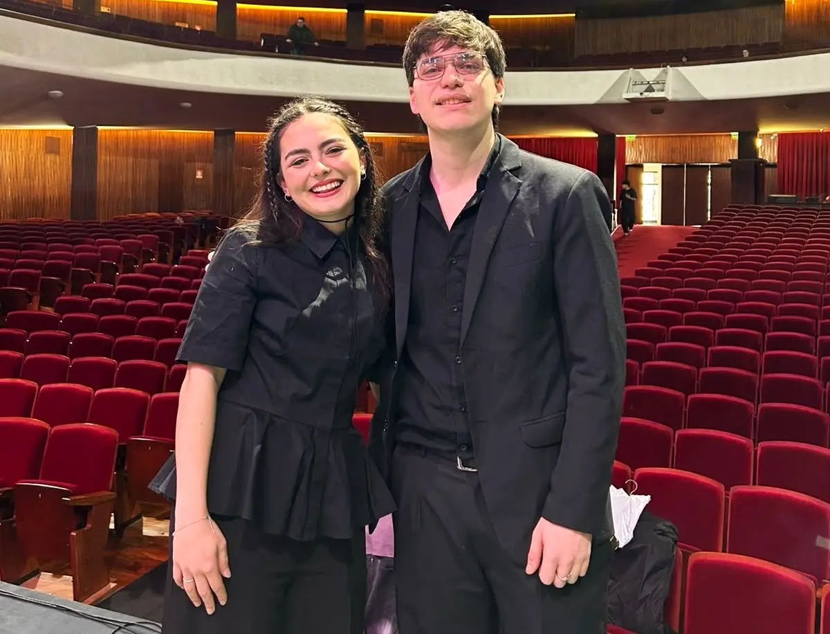 Delfina Díaz Brau y Martín Bousquet orquesta - diario el enfoque concordia 1
