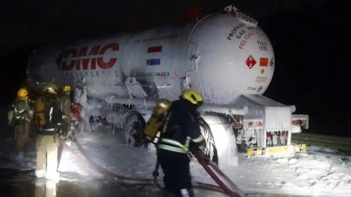 gas camión explosión colón - diario el enfoque concordia