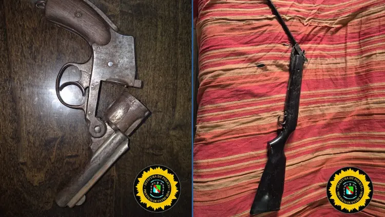 secuestro armas
