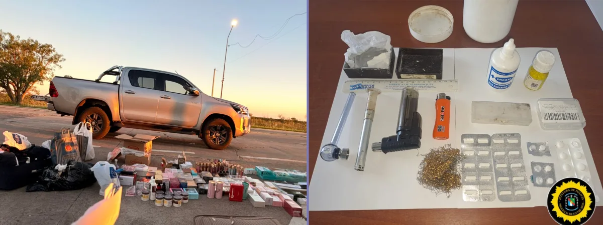 Controles en rutas entrerrianas contrabando, droga incautada, alcoholemia cero - Entre Rios - Diario El Enfoque