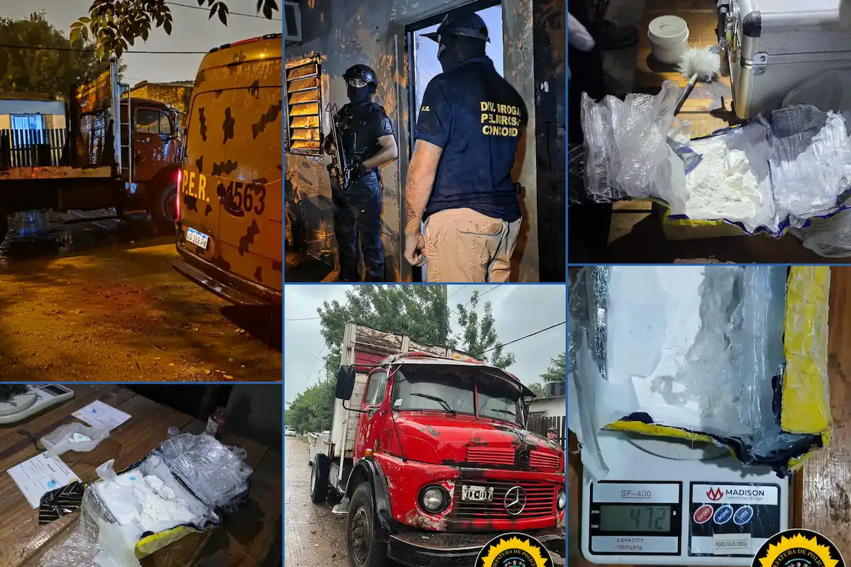 secuestro de drogas - Concordia - Diario El Enfoque