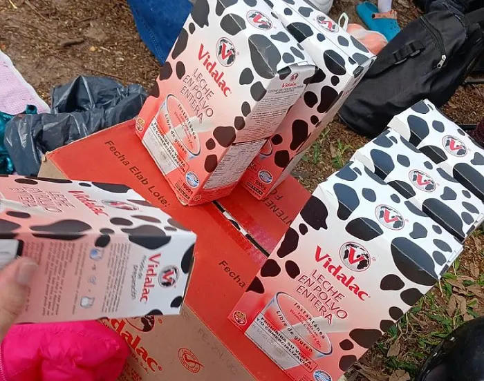 Cajas de leche