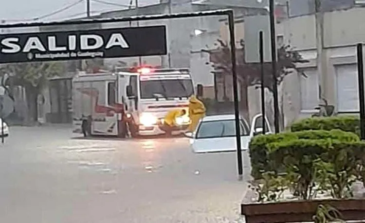 inundación entre ríos