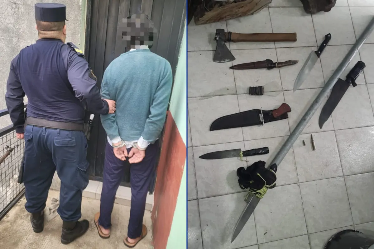 Detenido por amenazar a un vecino con una cuchilla - Concordia - Diario El Enfoque