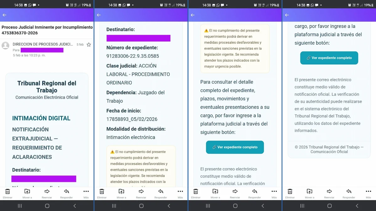 maniobras de estafa electrónica que circulan en la provincia - diario el enfoque concordia