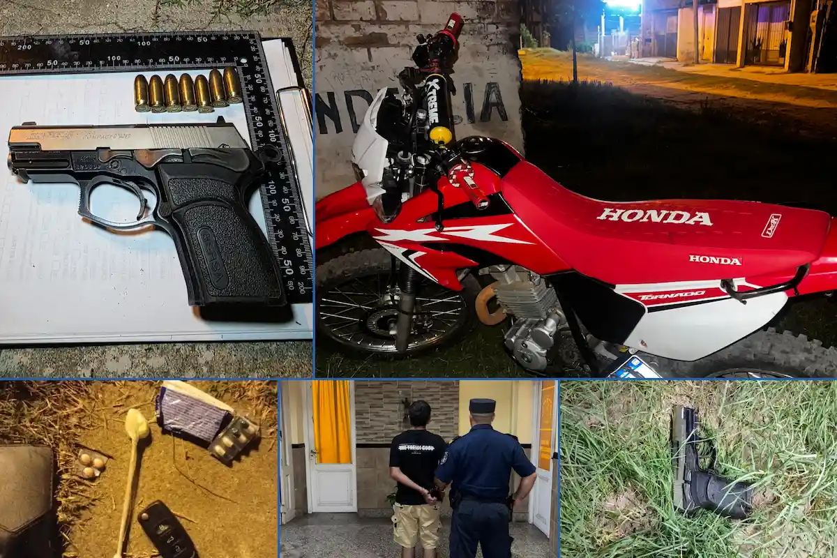 Secuestro arma droga y dinero - Concordia - Diario El Enfoque