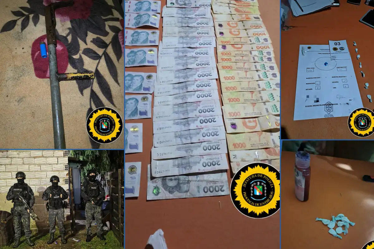 secuestro drgas barrio nebel Concordia - Diario El Enfoque