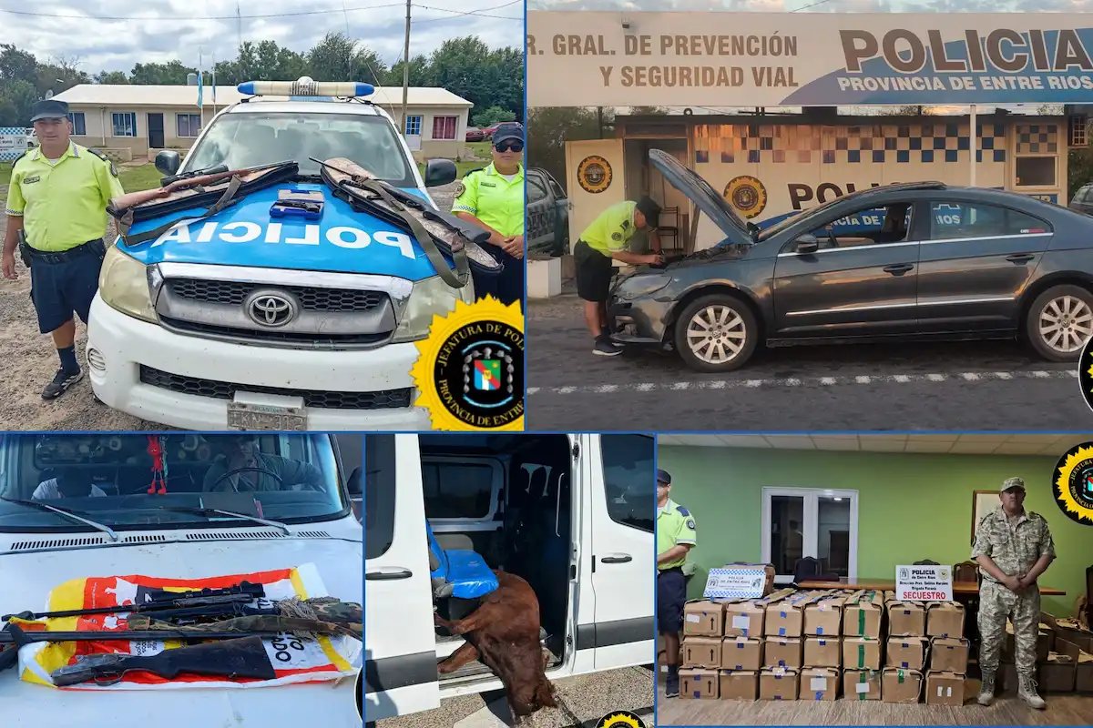 seguridad vial - secuestros - entre rios - diario el enfoque concordia