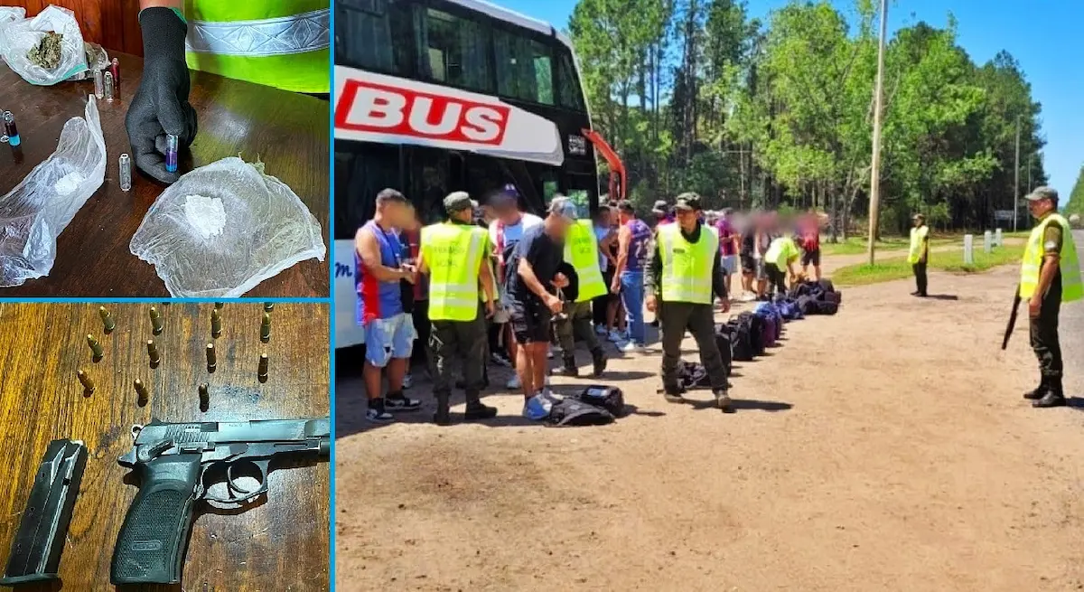 Gendarmería e hinchas de fútbol 3- Diario El Enfoque Concordia