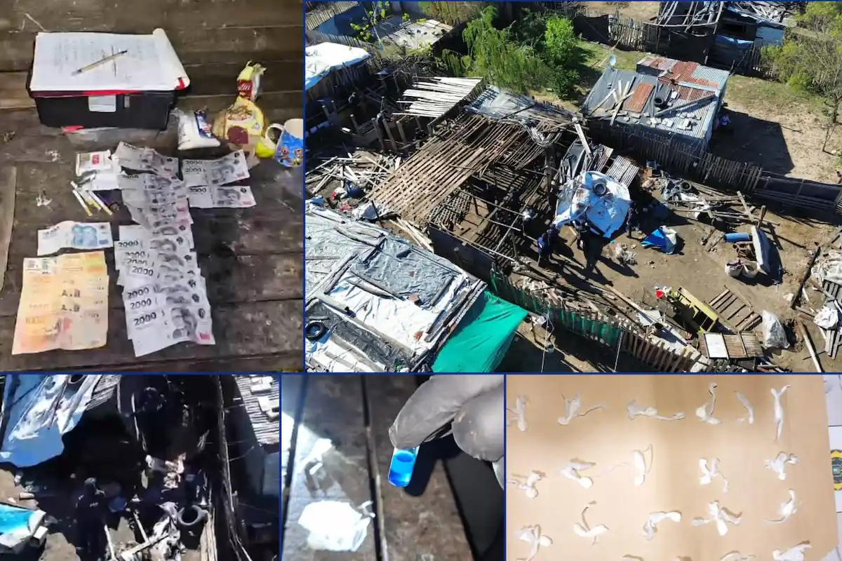Seis detenidos y demolición de un búnker narco en barrio La Arrocera - Diario El Enfoque Concordia
