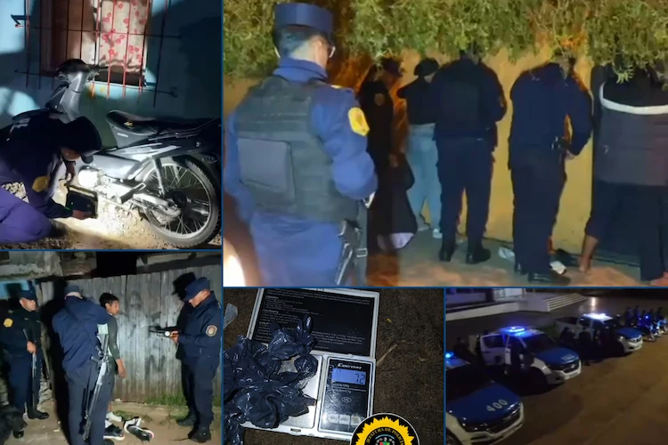 operativo saturacion.detenido con droga
