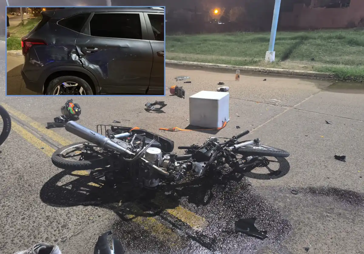 accidente de moto con lesionado en concordia - diario el enfoque