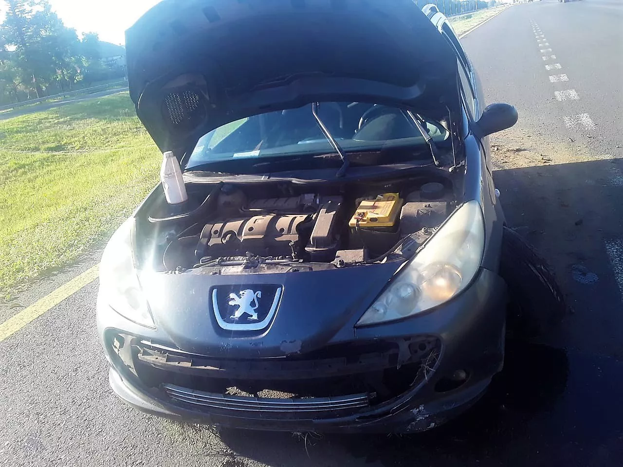 Accidente con menores de edad